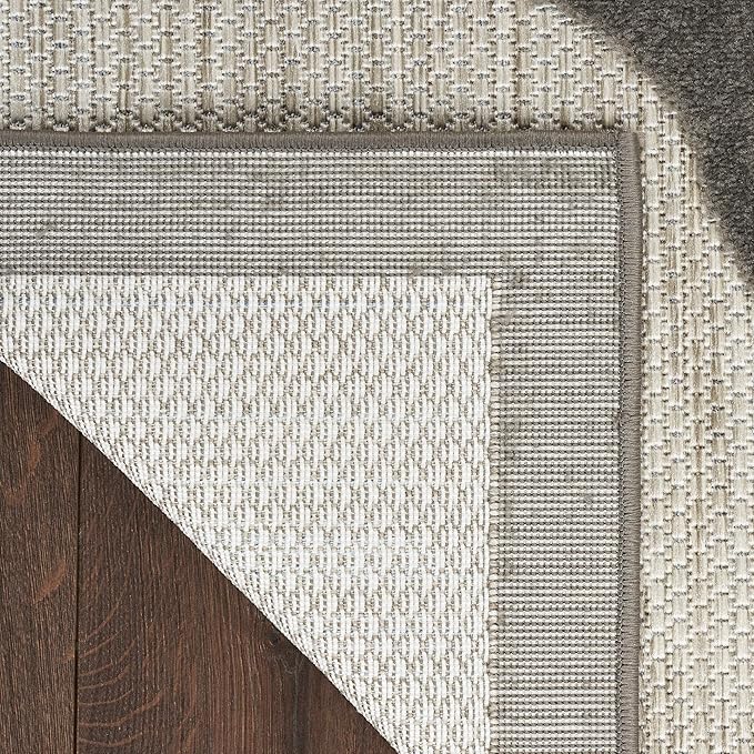 Nourison Home Aloha Beige 5'3" x 7'5" Area Rug - Easy Clean, Non Shedding, Bed Room, Living Room, Dining Room, Kitchen (5' x 8')