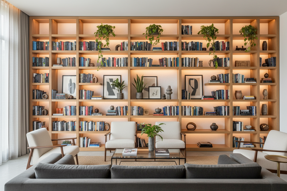 Living room shelving ideas that double as decor