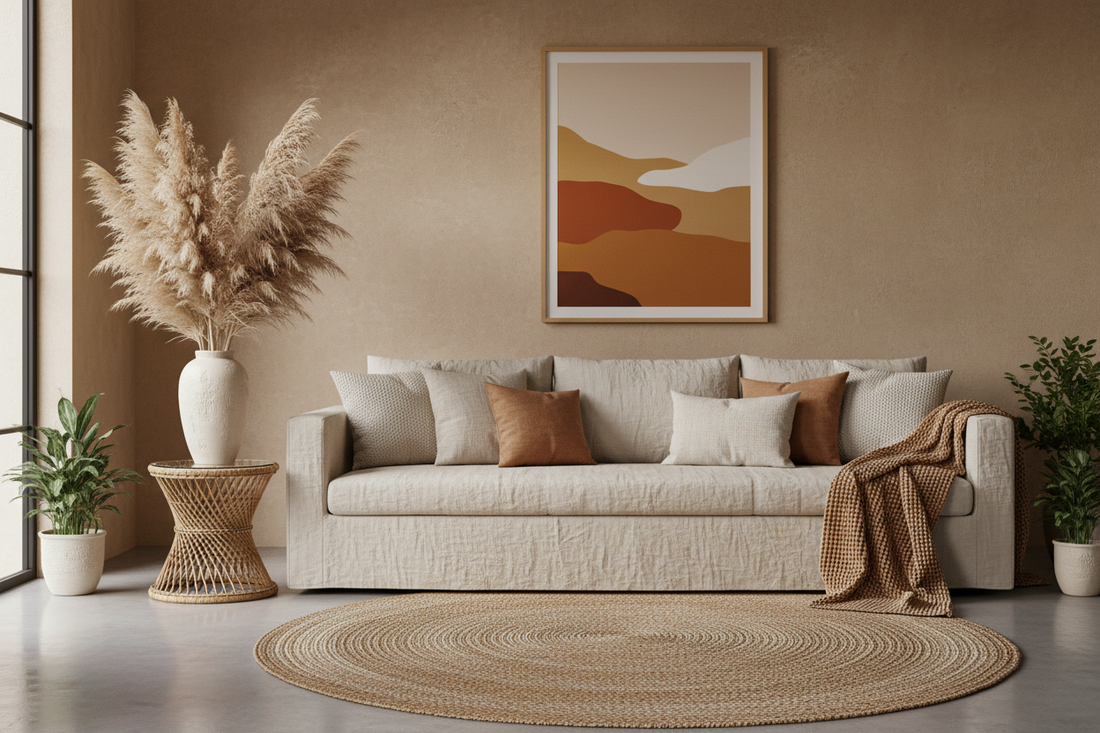 How to style a neutral living room that doesn't feel boring
