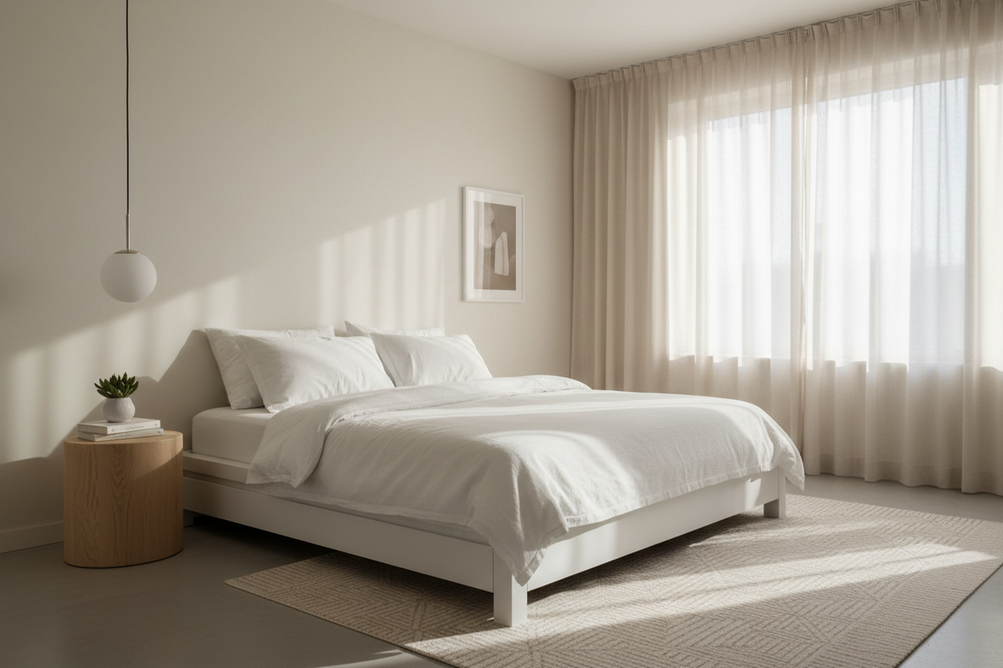 Minimalist bedroom ideas that feel calm and collected