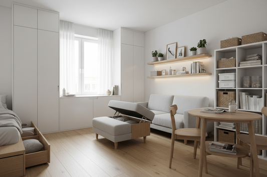 smart storage ideas for small space living modern apartment