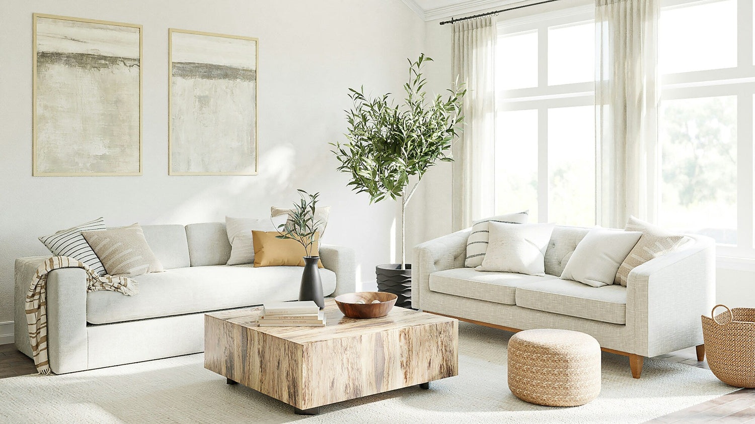 Thoughtfully curated living room furniture for stylish comfort