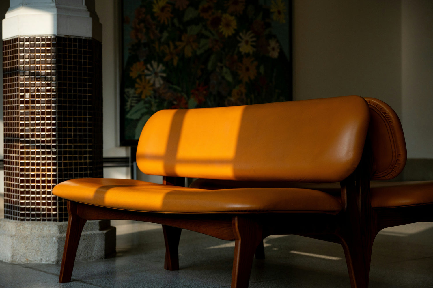 Comfortable armchairs perfect for reading and relaxing