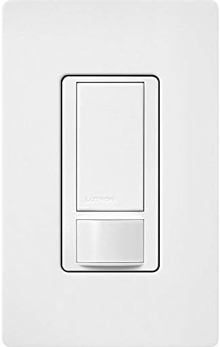 Lutron Maestro Motion Sensor Switch | 5 Amp, Single-Pole/Multi-Location | MS-OPS5M-SW | Snow