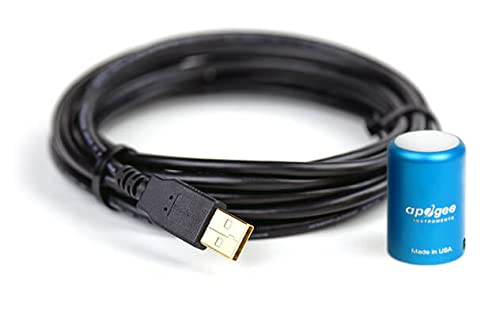 Apogee Instruments SQ-520: Full-Spectrum Smart Quantum Sensor (USB) with Apogee Instruments Neoprene Case
