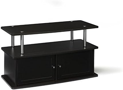 Convenience Concepts Designs2Go 40 inch TV Stand with 2 Storage Cabinets and Shelf, Espresso