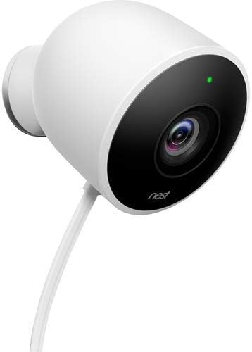 Nest NC2100ES Outdoor Security Camera, 3 MP, Weatherproof Camera, IP Rating IP65, Diagonal: 130°.