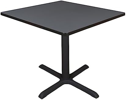 Cain 36" Square Breakroom Table- Grey