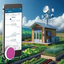 Disc Maxi Wireless Thermometer, Hygrometer, Barometric Pressure and Dew Point Sensor and Data Logger with Monitoring in App on iOS/Android Smartphones, USA Made, Fast/Accurate Data Export