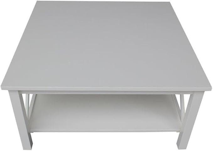 Solid Wood Hampton Square Coffee Table, White