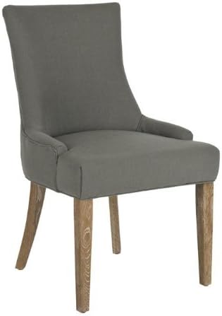 Safavieh Mercer Collection Lester Dining Chairs, Dark Granite, Set of 2