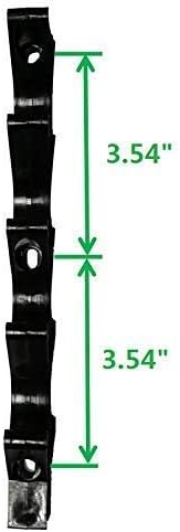 SUQ I OME Multi Position Adjustment Brackets for Chaise Lounge Reclining Brace Heavy Duty Screwed or Riveted Joint Girder Convertible Outdoor Patio Furniture Durable (5 Position, Black)