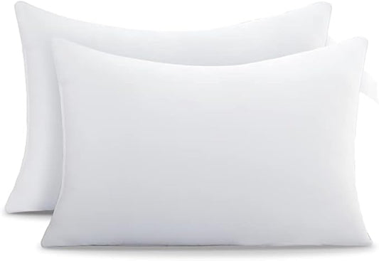 Acanva Bed Pillows for Sleeping 2 Pack with Luxury Hotel Quality, Super Plush 3D Fiber Filling, Top-end Microfiber Cover for Side Stomach Back Sleepers