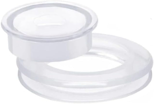 2Pcs Clear Standard Size Silicone Umbrella Hole Ring Plug and Cap Set for Glass Outdoors Patio Table Deck Yard 2 Inch Patio Table Umbrella Hole Ring and Cap Set Clear Patio Table Umbrellas and Shade