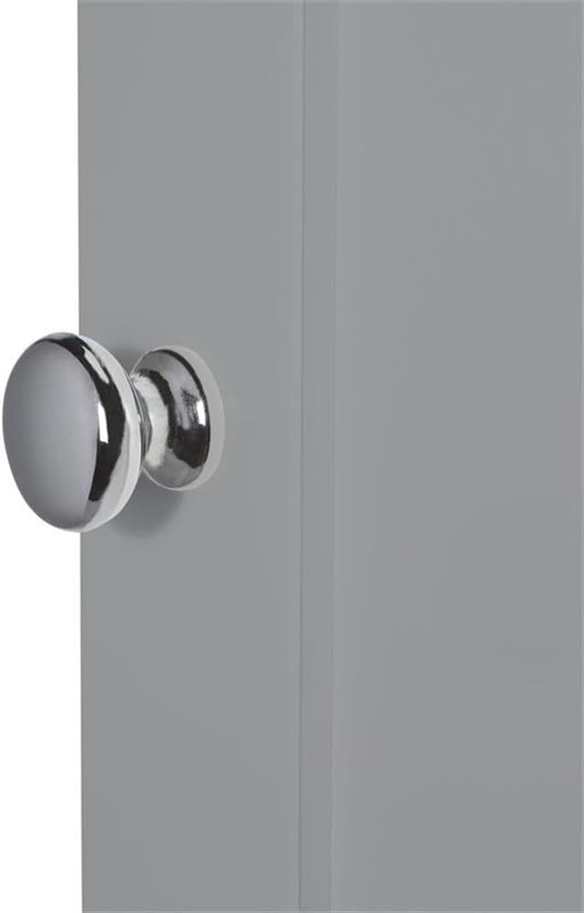 RiverRidge Ashland Collection 1 Door, 3 Drawer, Gray Floor Cabinet,Grey