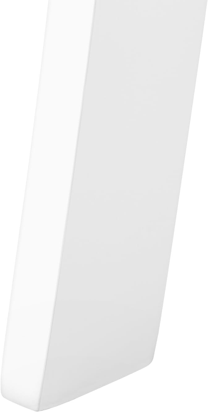 Monarch Specialties I 1323 Dining Table, 48" Rectangular, Small, Kitchen, Dining Room, White Veneer, Wood Legs, Transitional