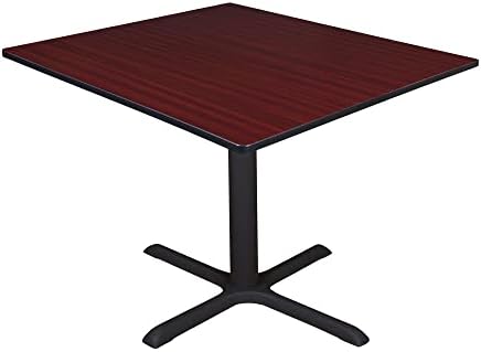 Cain 48" Square Breakroom Table- Mahogany