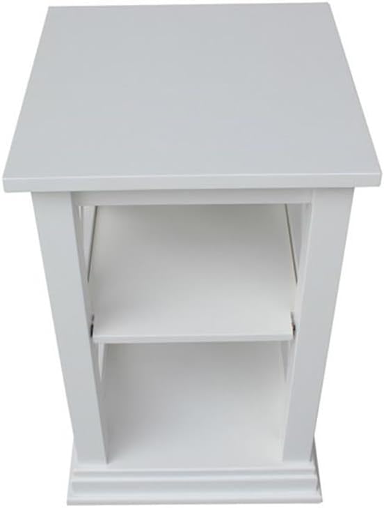 IC INTERNATIONAL CONCEPTS Hampton Accent Table with Shelves