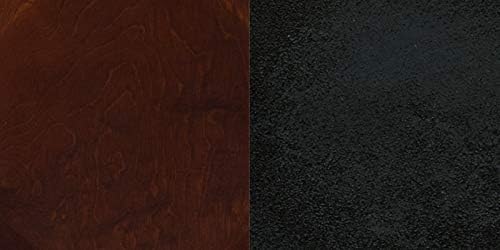 Flash Furniture HERCULES Series Black Window Back Metal Restaurant Chair - Walnut Wood Seat