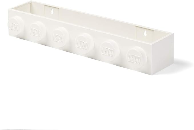 Room Copenhagen, Lego Book Rack - Decorative Floating Shelf Storage - White