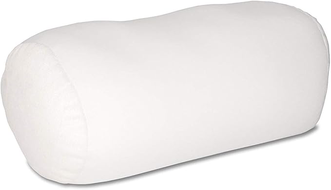 Mooshi Squish Mini Microbead Jelly Bean Bed Pillow, 12" x 7" - Airy Squishy Soft Microbeads - Eight Wild Fun Colors To Choose From - Cuddly And Fun Dormroom Accessory - Bed Pillow, White
