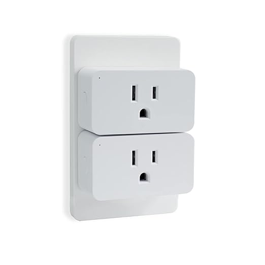New One Zwave Plug 2 Pack, 800 Series Z-Wave Smart Plug, Zwave Outlet S2, Z Wave Extender, Z-Wave Hub Required, Compatible with Hubitat, SmartThings, Vera, Wink, Fibaro, Homeseer, 2GIG, Alarm