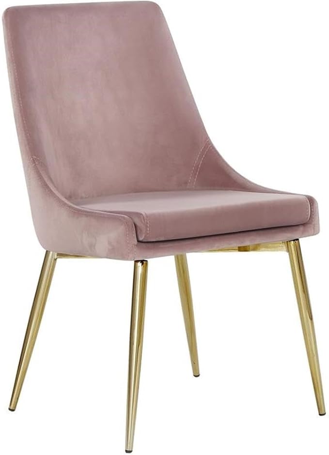 Meridian Furniture Karina Pink Velvet Dining Chair (Set of 2)