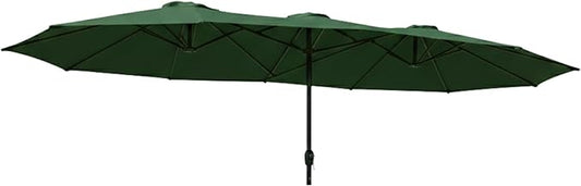 Garden Winds Reinforced RipLock 350 Replacement Canopy Top Cover Compatible with The Phi Villa, Aecojoy, PatioFestival, AbcCanopy, Kozyard 15' Triple Tier Umbrella Models - A701007300, Pf18259, UB02, KZUM15NAV - Green