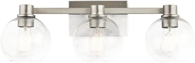 Kichler The Harmony 24.5 inch 3 light vanity light with clear glass Olde Bronze®