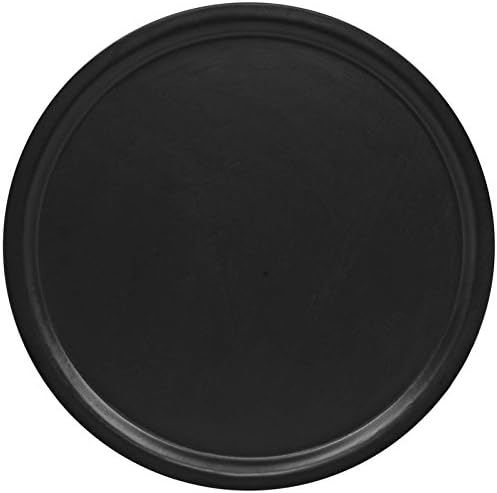 Modway Digress Mid-Century Round Side Table With Hairpin Legs in Black