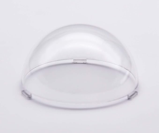JMX Acrylic/PC CCTV Replacement Clear Camera Dome Cover Security Camera Housing Pet Dog Fence Window Skylight Window (3 Inches, Transparent)