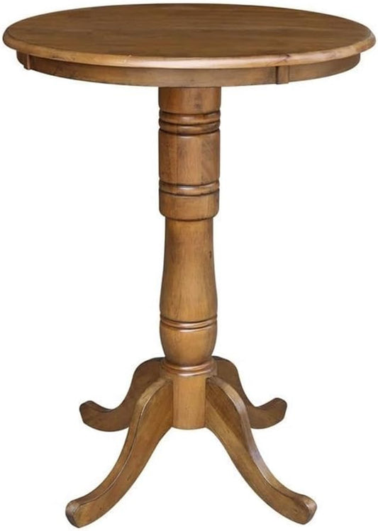 IC INTERNATIONAL CONCEPTS 30" Round Top Pedestal Table - 40.9" H