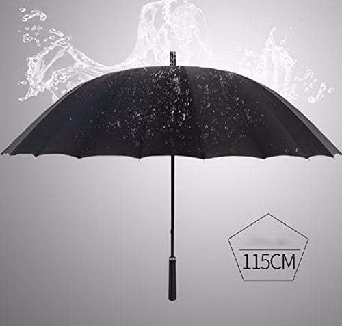 24 Ribs Large Umbrella Fashion Long Handle Straight Anti-UV Sun/Rain Stick Umbrella KS07P