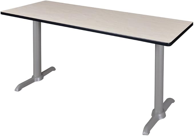 Regency Cain 60" x 24" Training Table- Maple/Grey Base