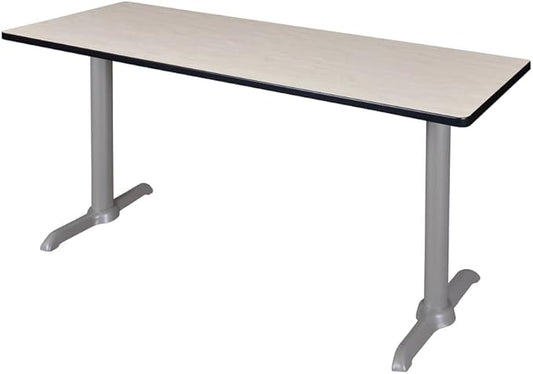 Regency Cain 60" x 24" Training Table- Maple/Grey Base