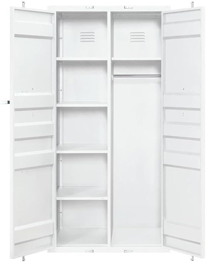 Acme Cargo Wardrobe (Double Door) in White