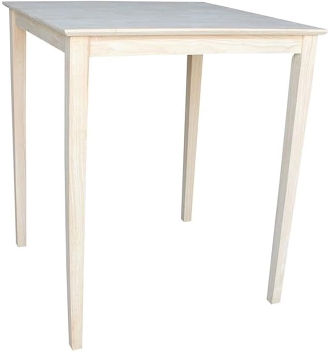 IC INTERNATIONAL CONCEPTS Solid Wood Top Table