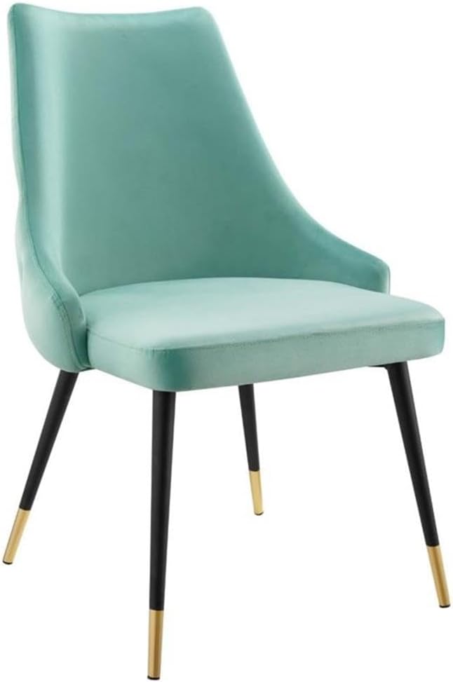 Modway EEI-3907-MIN Adorn Tufted Performance Velvet Dining Side Chair, Mint