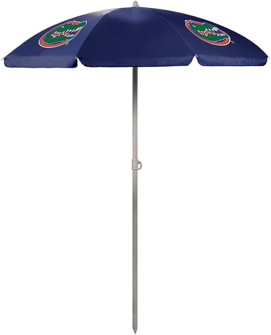 PICNIC TIME NCAA Florida Gators Outdoor Canopy Sunshade Beach Umbrella 5.5' - Small Patio Umbrella - Beach Chair Umbrella