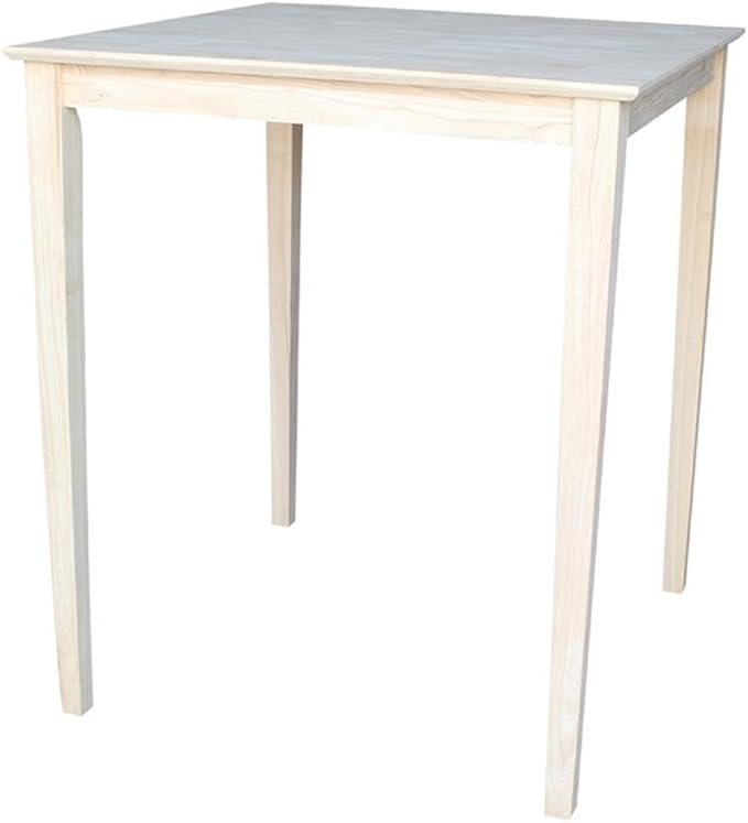 IC INTERNATIONAL CONCEPTS Solid Wood Top Table