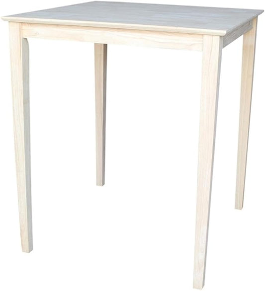 IC INTERNATIONAL CONCEPTS Solid Wood Top Table