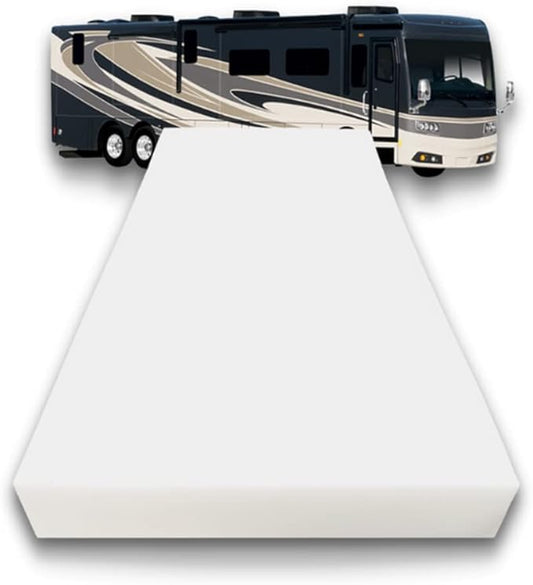 FoamRush 6-Inch Bunk (36" x 72") High Density Foam RV Mattress Replacement, Firm, Pressure Relief, Travel Camper Trailer Truck, Made in USA, CertiPUR-US Certified, Cover Not Included