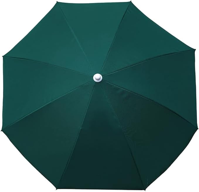 AMMSUN 6FT Portable Picnic Outdoor Canopy Sunshade Beach Umbrella with Tilt Function, Small Patio Umbrella - Green