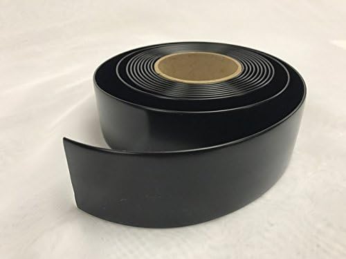 Vinyl Strap Roll, Perfect for Patio Furniture, Pool, Lawn, Garden, Make Your Own Replacement Straps, 20 Free Fasteners, 2" Wide x 20' Length, Black