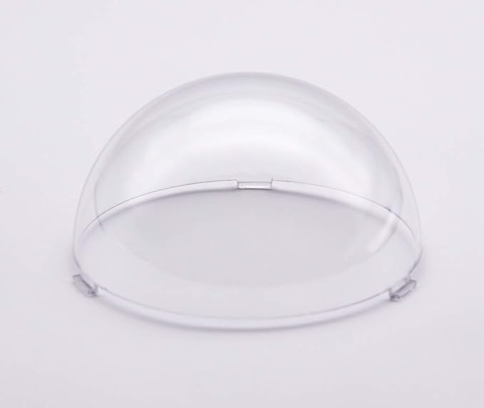 JMX Acrylic/PC CCTV Replacement Clear Camera Dome Cover Security Camera Housing Pet Dog Fence Window Skylight Window (4 Inches H: 2.20", Transparent)