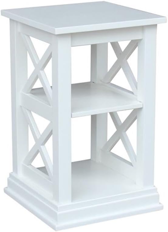 IC INTERNATIONAL CONCEPTS Hampton Accent Table with Shelves