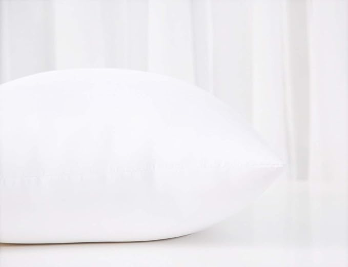 Acanva Fluffy Pillow Insert for Bed Sleeping, Decorative Stuffer Cushion Sham Filler, 20x72(Pack of 1), White