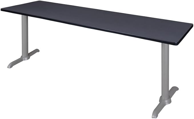 Regency Cain 84" x 24" Training Table- Grey/Grey Base