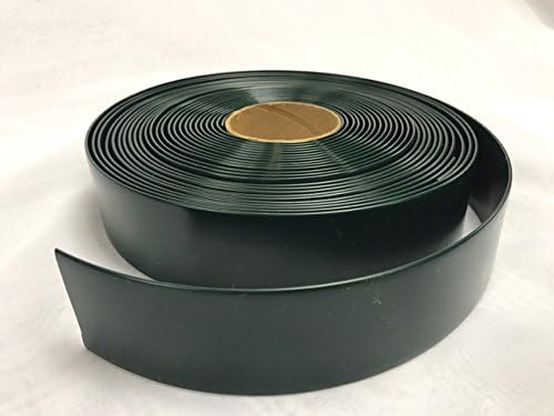 Vinyl Strap Roll, Perfect for Patio Furniture, Pool, Lawn, Garden, Make Your Own Replacement Straps, 20 Free Fasteners, 2" Wide x 20' Length, Dark Green