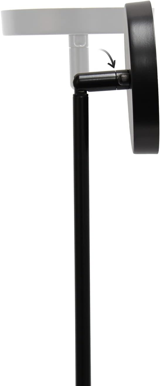 Elegant Designs PT1026-BLK 7" Industrial Farmhouse Metal Petite Adjustable Birdcage Hanging Ceiling Pendant, Black